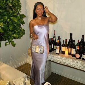 Reformation Joana Silk Maxi Dress - Size S